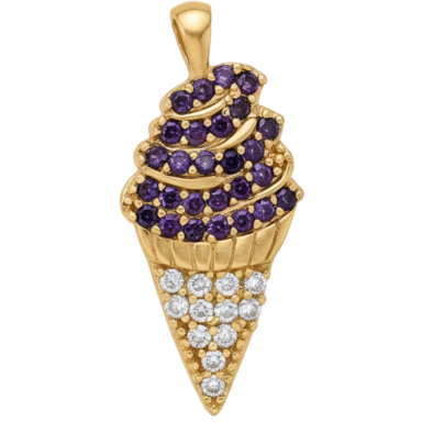 Cranberry Ice Cream Charm