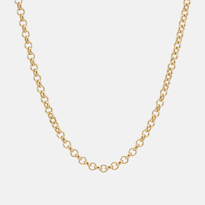 Build Your Own Charm Necklace - 14k Gold Plated Cable Chain