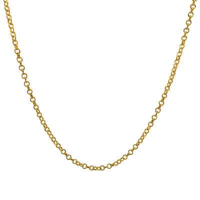 14k Gold Plated Rounded Chain