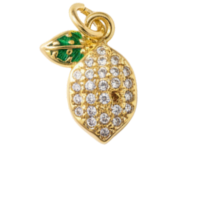Crystal Lemon Charm
