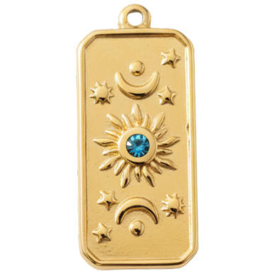 Cosmic Blue Stone Charm