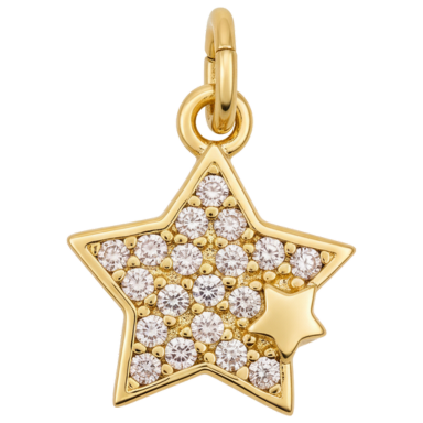 Crystal Star Charm Pendant