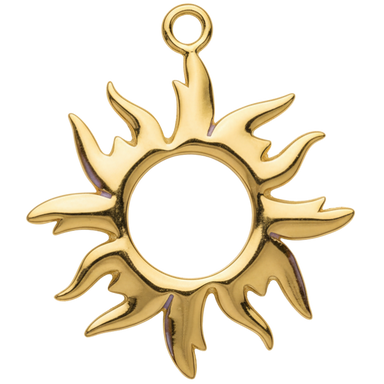 Cutout Sun Charm