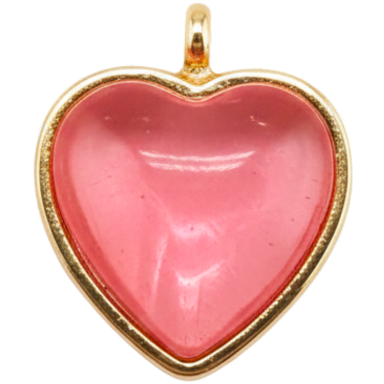 Pink Heart Charm