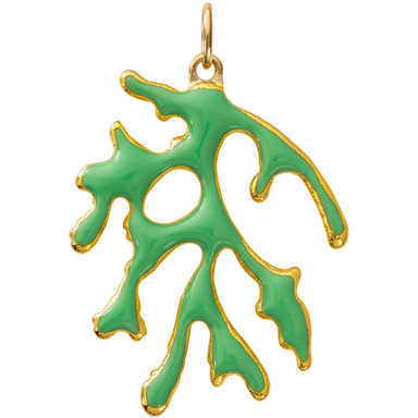 Green Coral Charm