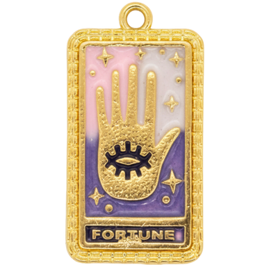 Fortune Tarot Card Charm