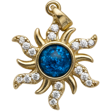 Frozen Sun Charm