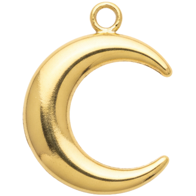 Golden Crescent Charm