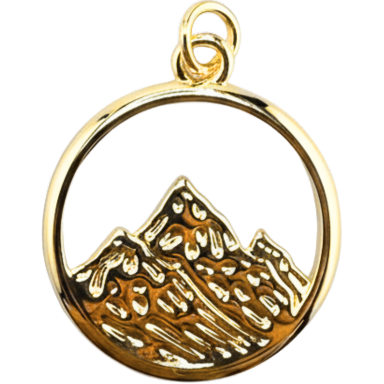 Mount Shasta Charm Pendant
