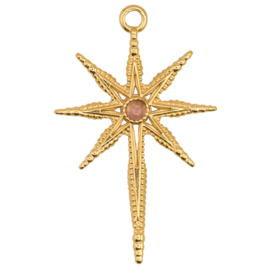 Gold Starburst Charm