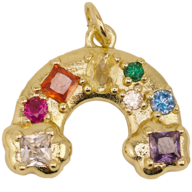 Multistone Rainbow Charm