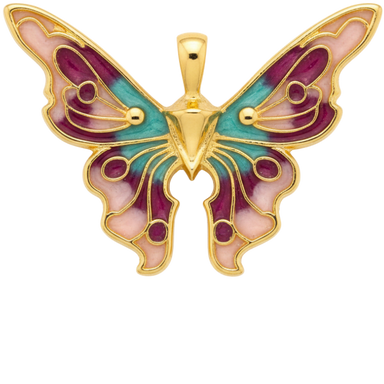 Purple Butterfly Charm
