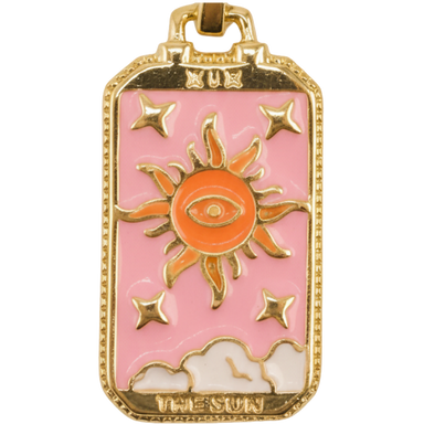 Sun Tarot Card Charm