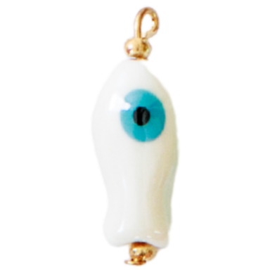 White Lucky Fish Charm