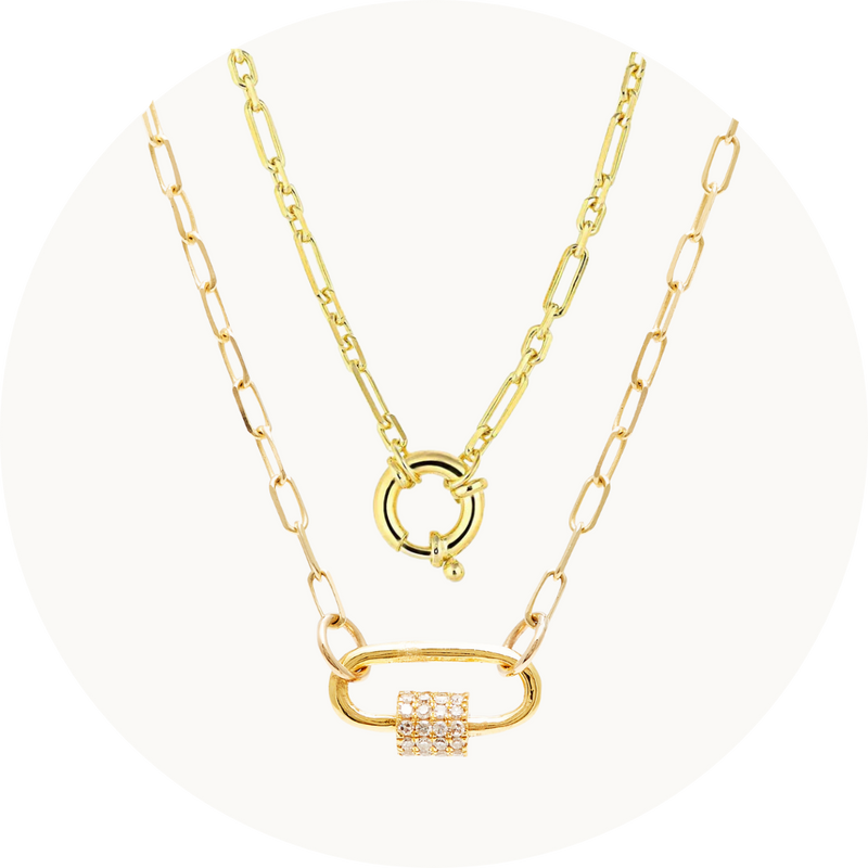 Carabiner Charm Necklaces