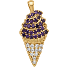 Cranberry Ice Cream Charm