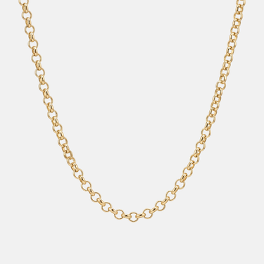Create Your Own Charm Necklace | 14k Gold Plated Standard Cable Chain