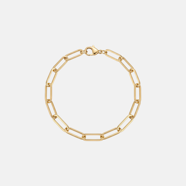 Create Your Own Charm Bracelet | Gold Plated Paperclip Chain
