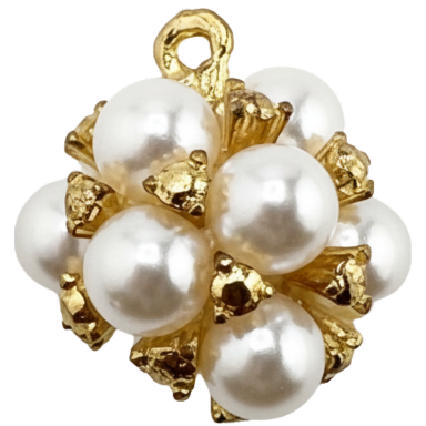 Pearl Cluster Charm Pendant