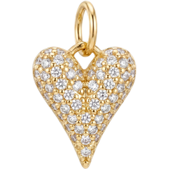 Crystal Heart Charm