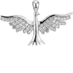 Silver Dove Charm