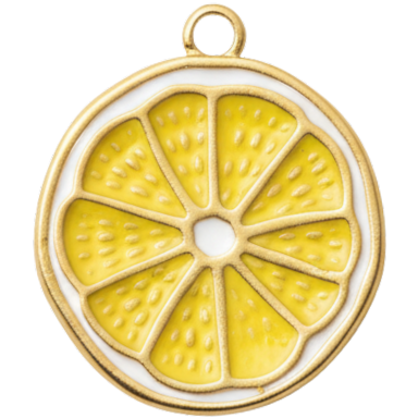 Yellow Citrus Charm