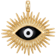 Evil Eye Sunburst Charm