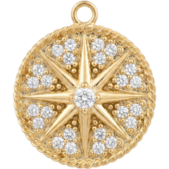 Compass Star Charm