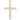 Gold plated cross charm pendant with white zircon stones jump ring attachment lifestyle flat lay