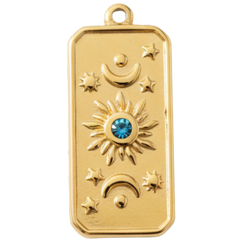 Cosmic Blue Stone Charm