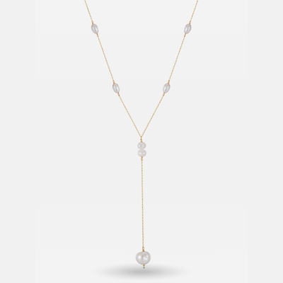 Freshwater Pearl Lariat Necklace