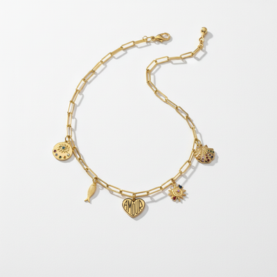 AMOUR Heart Charm Necklace