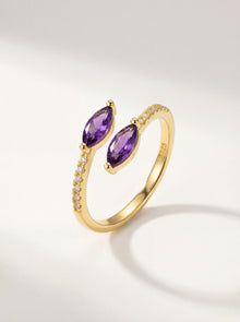 Purple Horizon Kiss Ring