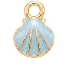 Aqua Shell Charm