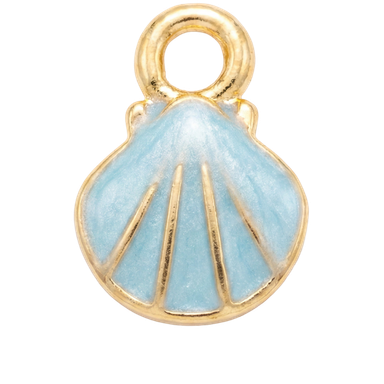 Aqua Shell Charm
