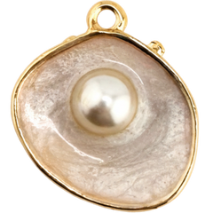 Creamy Oyster Pearl Charm