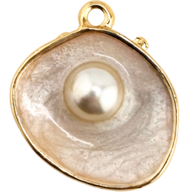 Creamy Oyster Pearl Charm