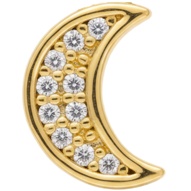 Crescent Moon Charm Pendant