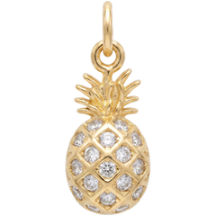 Crystal Pineapple Charm