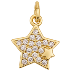 Crystal Star Charm Pendant