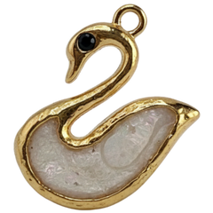Elegant Swan Charm