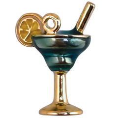 Emerald Cocktail Charm Pendant