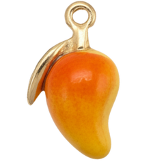 Golden Mango Charm