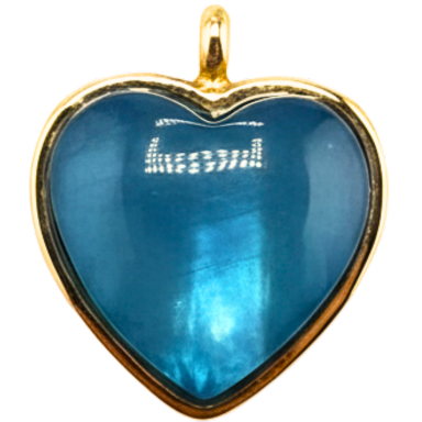Ocean Heart Charm
