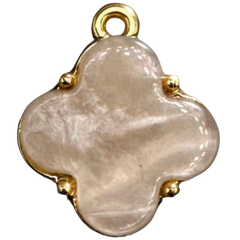 Pearl Clover Charm Pendant