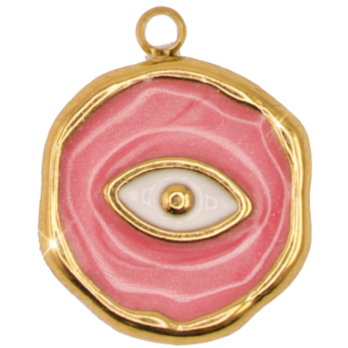 Pink Evil Eye Charm