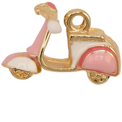 Pink Vespa Charm Pendant