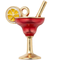 Ruby Cocktail Charm Pendant