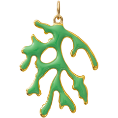 Green Coral Charm