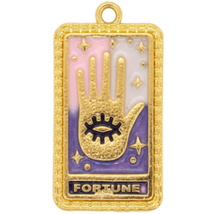 Fortune Tarot Card Charm